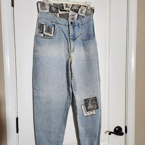 Vtg Get Used By Elie High Waisted Jeans-Size 29-Streetwear-Hip Hop-1992
